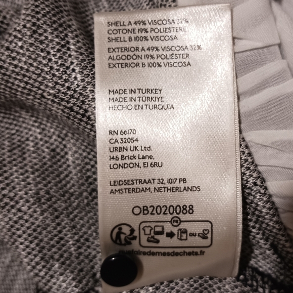 Maeve Anthropologie Tweed Twofer Fringe Layer Look Top - Picture 10 of 11